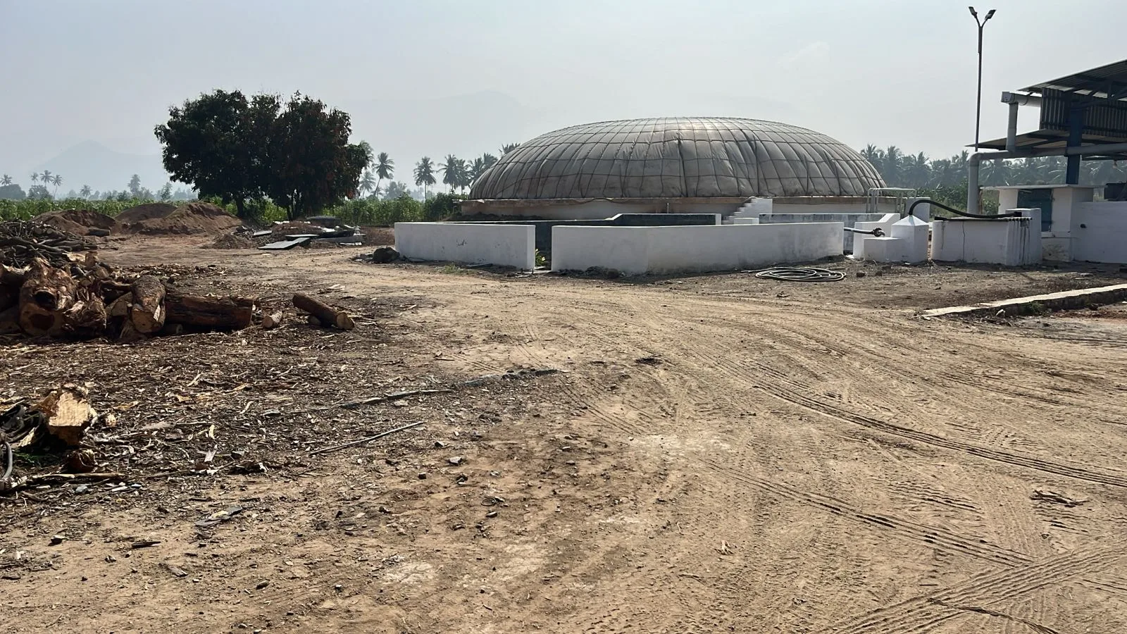 Biogas blower